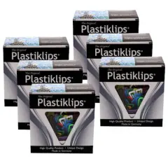 Baumgarten's Plastiklips&reg; Large Paper Clips, 6 Packs of 200