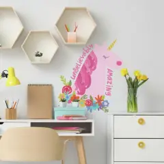RoomMates Unicorn Peel & Stick Giant Wall Decals