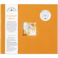 Doodlebug Design Inc.&trade; Storybook Album&trade;, 12" x 12" Tangerine
