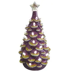 Santa's Workshop 14" NCAA College Team Ceramic LED Christmas Tree East Carolina University