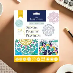 Faber-Castell&reg; Mixed Media Mandala Stencil Set