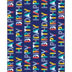 JAM Paper Rainbow Happy Birthday Design Tissue Paper, 12ct.