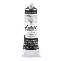 Grumbacher&reg; Pre-Tested Professional Oil Color, 150mL Soft Titanium White