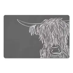 18" x 27" Wash Up Cow Sketch Floor Mat