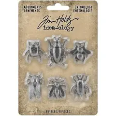 Idea-Ology Metal Adornments 5/Pkg-Entomology