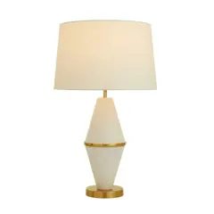 CosmoLiving by Cosmopolitan 27" Contemporary Table Lamp White