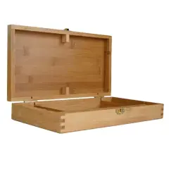 Pacific Arc 13" x 8" Bamboo Paint Box with Palette & 4 Compartments