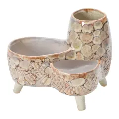 Hello Honey&reg; 8.5" Stoneware Planter with 3 Openings
