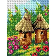 Orchidea Beehives Gobelin Canvas For Halfstitch Without Yarn
