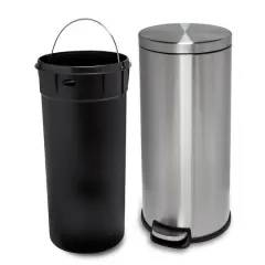 Honey Can Do 30L Round Step Can with Bucket