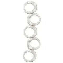 Silver Metal Loop Frame Beads, 16mm by Bead Landing&trade;