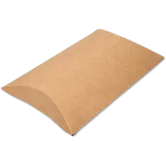 JAM Paper Brown Kraft Pillow Boxes, 25ct.