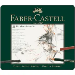 Faber-Castell Pitt 21 Color Monochrome Pencil Set