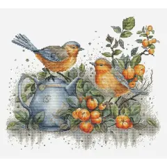 Luca-S Song of the Birds Counted Cross Stitch Kit
