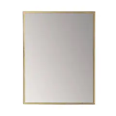 Habitat Laia 30" Golden Rectangular Wall Mirror