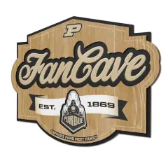 NCAA Fan Cave Sign Purdue Boilermakers