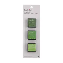 Dye Ink Pad Set by Recollections&trade; Juniper/Shamrock/Sage