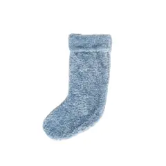 Hello Honey&reg; 20" Blue Faux Sherpa Stocking