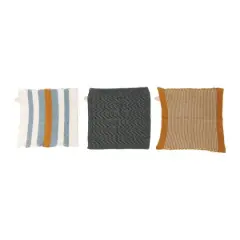 Hello Honey&reg; Multicolor Cotton Knit Dish Towel Set