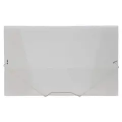 JAM Paper Action Case 9.875" x 15.25" Plastic Portfolio Legal Booklet Clear