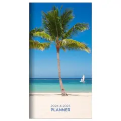2024-2025 Tropical Beach Monthly Pocket Planner