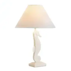 20.5'' White Seahorse Table Lamp