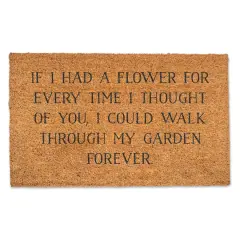 Walk Through My Garden Doormat