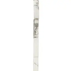White Howlite Tube Beads, 16mm by Bead Landing&trade;