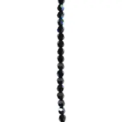 Preciosa Glass Crystal Round Beads, 4mm by Bead Landing&trade; Jet AB