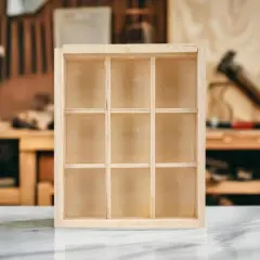 Multicraft Natural Wood Keepsake Box