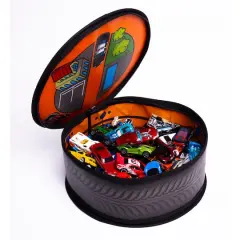 Tara Toy ZipBin Hot Wheels Wheelie Track Pack & Racetrack Mat