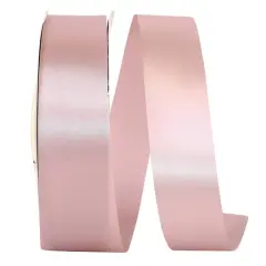 JAM Paper 3/8" x 100yd. Single Face Satin Allure Ribbon Quartz