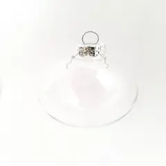 Whitehurst 4ct. 5" Clear Glass Ball Ornaments