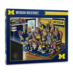 College Football Purebred Fans A Real Nailbiter 500 Piece Puzzle Michigan Wolverines