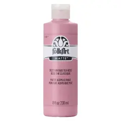 FolkArt&reg; Acrylic Paint, 8oz. Vintage Tea Rose