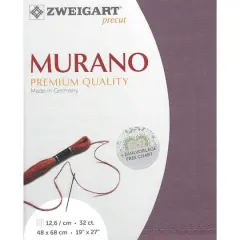 Zweigart&reg; Murano Precut 32 Count Premium Fabric, 18" x 27" Plum
