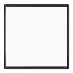 U Brands PINIT Black 36" x 36" Aluminum Frame Magnetic Dry Erase Board