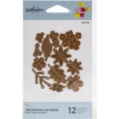 Spellbinders&reg; Mini Blooms & Sprigs Etched Die Set