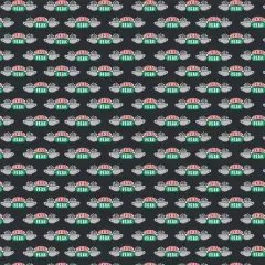 Friends Central Perk Precut Cotton Fabric