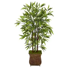 3.5ft. Bamboo Tree in Metal Planter