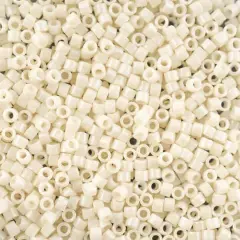 John Bead 11/0 Miyuki Delica Glass Seed Beads, 5g Alabaster Glazed Luster