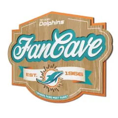 NFL Fan Cave Sign Miami Dolphins