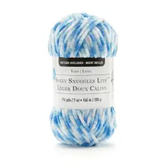 Sweet Snuggles Lite&trade; Variegated Striped Yarn by Loops & Threads&reg;Raindrops