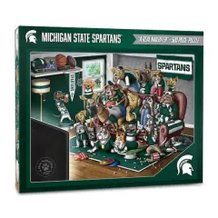 College Football Purebred Fans A Real Nailbiter 500 Piece Puzzle Michigan State Spartans