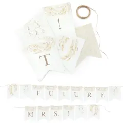 Hortense B. Hewitt Co. Dried Floral Bridal Shower Banner