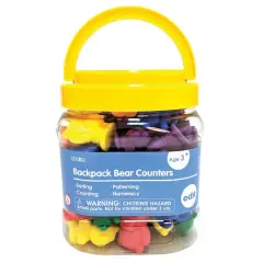 Edx Education&reg; Assorted Backpack Bear Counters, 96ct.