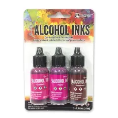 Tim Holtz&reg; Pink & Red Spectrum Alcohol Inks, 3ct.