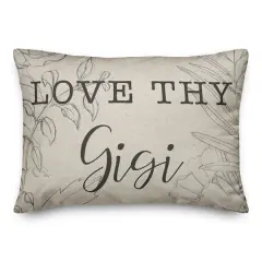 Love Thy Gigi Throw Pillow