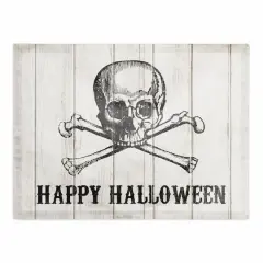 Happy Halloween Skull Polyester Twill Placemat