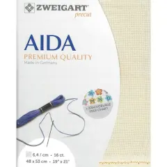 Zweigart&reg; Aida 16 Count Precut FabricPlatinum